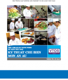 Tiêu chuẩn kỹ năng nghề du lịch Việt Nam: Kỹ thuật chế biến món ăn Âu - Dự án phát triển nguồn nhân lực du lịch Việt Nam