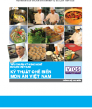 Tiêu chuẩn kỹ năng nghề du lịch Việt Nam: Kỹ thuật chế biến món ăn Việt Nam - Dự án phát triển nguồn nhân lực du lịch Việt Nam